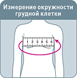 size grud Бандаж на грудную клетку (женский) AB 206(W)